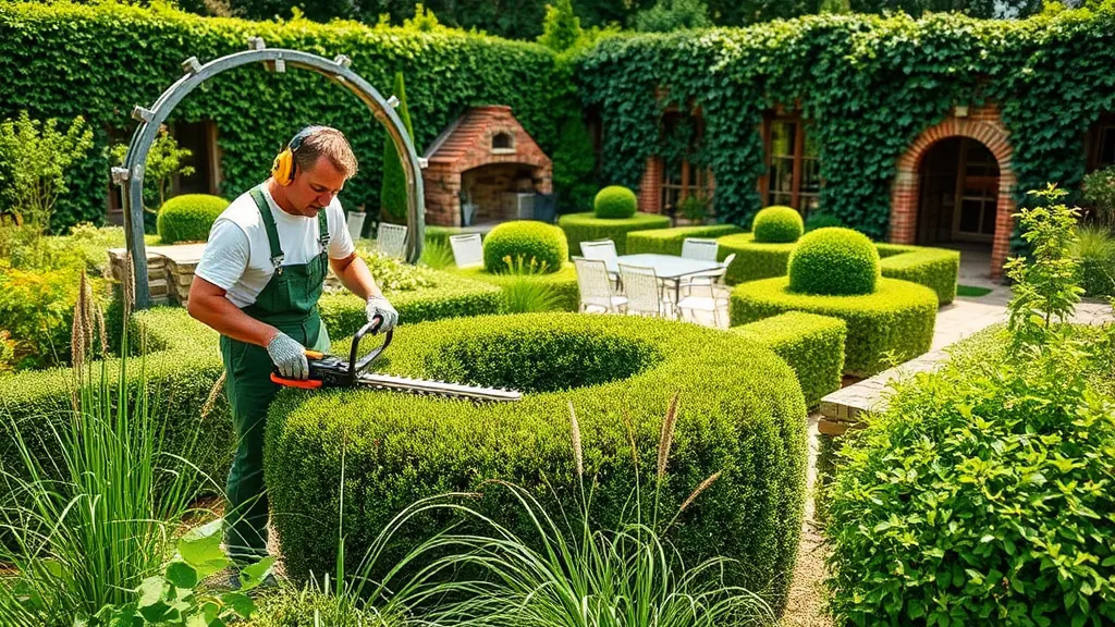 taille haie paysagiste trévoux